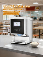 11kg 35kg baril Intelligent bureau distributeur de riz Machine pesant distributeur de riz poids réglable 30G-500G garder au chaud 3 heures