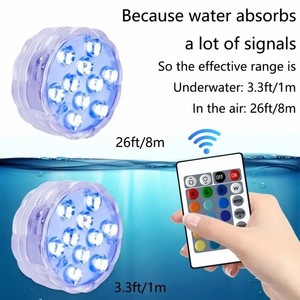 Swimming Pool <strong>Lights</strong> with Remote 16 Color Changing Rgb Pools Submersible LED Pool <strong>Lights</strong> <strong>for</strong> Pond <strong>Bathtub</strong> - Product Image 6