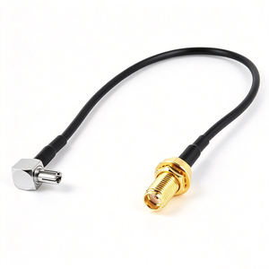 Câble coaxial RG174 TS9 mâle vers SMA femelle traversant le panneau, 50 Ohms, rallonge d'antenne pour modem 4G 5G LTE WiFi - Product Image 3