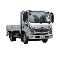 Camion cargo d'occasion Mini camion Foton 5 tonnes 163HP 4x2 LHD Diesel Camion léger à vendre