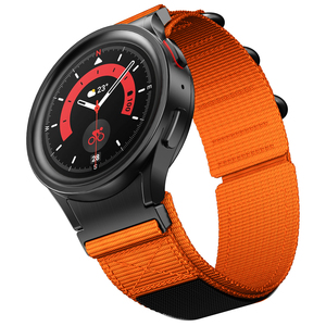 Cinturino con fibbia a tre anelli all'ingrosso in Nylon bicolore smart watch cinturino per samsung orologio <span class=keywords><strong>5</strong></span> <span class=keywords><strong>Pro</strong></span> - Product Image 1