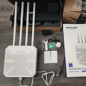 <span class=keywords><strong>Point</strong></span> d'accès Wi-Fi maillé longue portée de qualité supérieure pour ferme et jardin, répéteur/extension de portée Wi-Fi Wavlink WiFi 7 BE5100 - Product Image 1