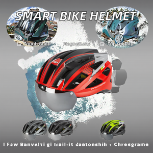 <span class=keywords><strong>Casco</strong></span> de <span class=keywords><strong>bicicleta</strong></span> de alta calidad personalizado 2025 con lente magnética en molde <span class=keywords><strong>casco</strong></span> de <span class=keywords><strong>bicicleta</strong></span> inteligente de seguridad para montar - Product Image 2
