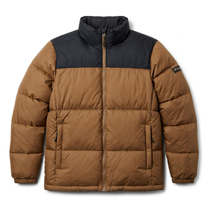 Veste d'hiver pour homme, imperméable, coupe-vent, en polyester, avec fermeture éclair, alternative au duvet, pour l'extérieur - Product Image 1