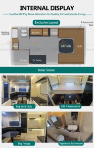 Australia y Eur estándar <span class=keywords><strong>Iveco</strong></span> Caravan <span class=keywords><strong>4x4</strong></span> camión Camper Trailer Rv <span class=keywords><strong>2022</strong></span> China fábrica RV autocaravana tobogán en caravanas para la venta - Product Image 3