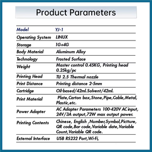 <span class=keywords><strong>Imprimante</strong></span> jet d'encre TIJ automatique <span class=keywords><strong>en</strong></span> promotion pour le codage de la date d'expiration et du numéro de lot sur les boîtes - Product Image 6