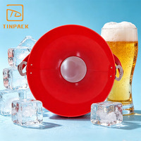 Cubo de Hielo de Hojalata Personalizado al por Mayor con Asa y Abrebotellas, Gran Capacidad para Cerveza, Ideal para Bares, Fiestas y Bebidas Frías al Aire Libre