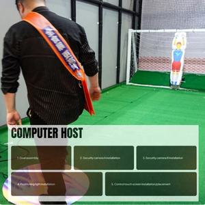 Game sepak bola interaktif, latihan tendangan penalti, <span class=keywords><strong>Robot</strong></span> sepak bola, Simulator Ar proyeksi Digital simulasi olahraga dalam ruangan - Product Image 4