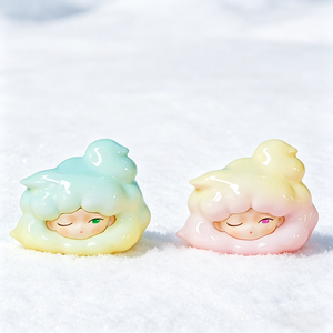 Set de Figuritas Chibi de Nubes Durmientes, Mini Juguete Artístico Kawaii, Muñeca Coleccionable de Moda, Decoración Estética para Escritorio y Habitación, Regalo - Product Image 2