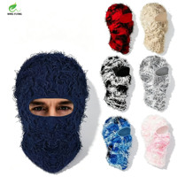 Wins Flying Purpose – Cagoule tricotée unisexe style Y2K avec logo personnalisé, masque intégral pour moto, sports et soirées