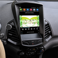Radio Vertical para Auto Tesla con Android 13 de 10.4 Pulgadas para Ford Fiesta 2009-2018, CarPlay Inalámbrico, Android Auto, GPS, DSP