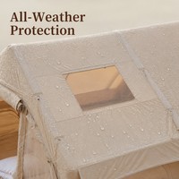 Tente gonflable pour voyages en pleine nature, tissu Oxford résistant, coupe-vent, installation rapide