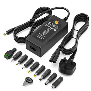 Adaptador de Corriente CA/CC Universal de 45 W, 5 V-15 V, 3 A de Salida, Protección OTP, 8 Conectores, 2 Años de Garantía, Nuevo, para Viajes, Teléfono Móvil - Product Image 1