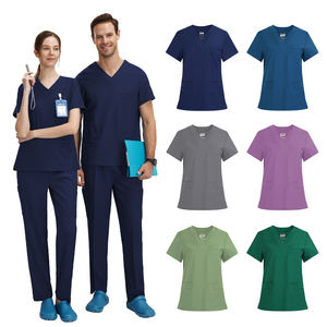 Divise Ospedaliere Personalizzate con Scollo a V, Eleganti, Morbide e Traspiranti per Saloni, Spa e Studi Dentistici - Product Image 1