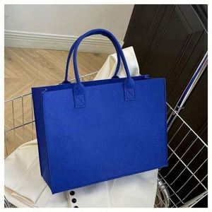 Custom Logo Heavy Duty Eco-Friendly Casual Large Capacity Felt <b>Bag</b> Women Felt Tote <b>Bag</b> Handbags Wool Felt Shopping <b>Bag</b> - Product Image 6