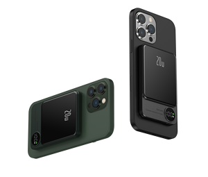 Banco de Energía <span class=keywords><strong>Port</strong></span>átil Mini de 5000 mAh, Estación de Carga Inalámbrica Rápida de 20 W con Puerto Tipo C, Banco de Energía para Aventuras al Aire Libre - Product Image 4