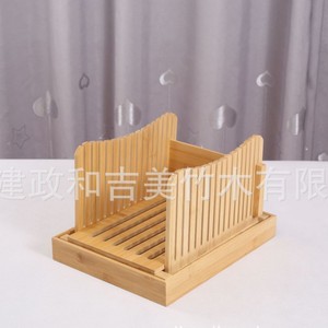 เครื่องหั่นขนมปังไม้ไผ่ F 450 กล่องเก็บของแบบพับได้สำหรับใช้ในครัว - Product Image 4