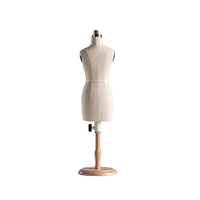 Mannequin de couture réglable pour vêtements, forme de robe féminine, demi-corps, vente en gros, mannequin de robe pour adultes, torse