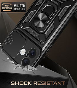 เคสโทรศัพท์หน้าต่างแบบกลไกกดสำหรับ <span class=keywords><strong>iPhone</strong></span> <span class=keywords><strong>11</strong></span> 16 PRO MAX กรอบป้องกันแบบหมุนได้หลายฟังก์ชันทำจาก PC <span class=keywords><strong>ที่</strong></span>ทนทาน - Product Image 5