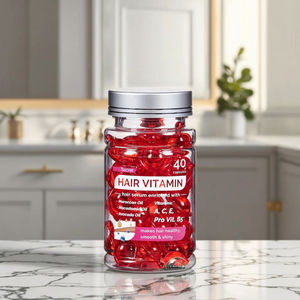 פרטי תווית שיער אליפפס טבעי ויטמין מרוקמין פירות שמן סרום שיער קפסולות אורגניות מזין חומצות אמינו לצמיחת שיער - Product Image 1