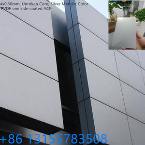 Letreros compuestos <span class=keywords><strong>de</strong></span> aluminio cepillado plateado Cortina <span class=keywords><strong>de</strong></span> pared ACM hoja ACP con buen precio <span class=keywords><strong>de</strong></span> compra <span class=keywords><strong>de</strong></span> fábrica - Product Image 4