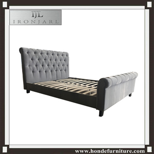 Sang Trọng Pháp Phòng Hiện Đại Vua Bọc Giường Với Bàn Chân Nữ Hoàng Kích Thước Đôi Bọc Giường Vải - Product Image 2