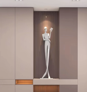 Nghệ Thuật Hiện Đại Con Số Sáng Tạo Đọc Sách Sang Trọng Các Mặt Hàng Trang Trí Cho Thiết Kế Nội Thất Sợi Thủy Tinh Gia Cố Nhựa Điêu Khắc - Product Image 3