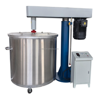 Mélangeur émulsifiant DZJX machine de dispersion à grande vitesse mélangeur de peinture automatique 3kw 7kw fabriqué en chine