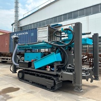 Machine de forage de puits d'eau sur chenilles pour utilisation en montagne, conception personnalisée en usine, plage de profondeur optionnelle, garantie mondiale complète