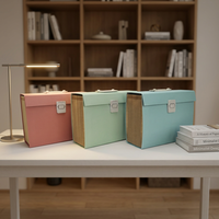 Bolsa de Papel Kraft A4 con Logotipo Personalizado, Impresión Digital, Marca Jin-lan, para Almacenamiento de Documentos de Escritorio