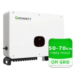 グリッドグローワットMAC 50 60 KW周波数ソーラーパワーインバータコンバーターソーラーインバーター