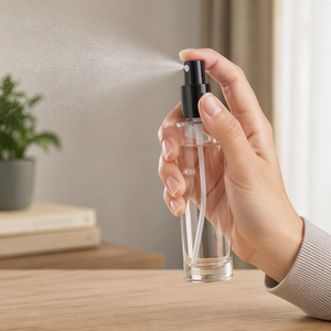 Botella de Vidrio Personalizada de Lujo para Cosméticos, 30ml/50ml/100ml, Redonda, con Tapa de Rosca, Impresión Serigrafiada, Envase para Cuidado de la Piel - Product Image 3
