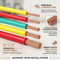 Câble d'alimentation VV NYY 0,6/1 kV, conducteur en cuivre, isolation PVC, gaine PVC, basse tension, 4 conducteurs, pour bâtiment souterrain