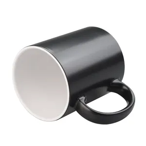 Tasse en céramique Avec Logo Mat Personnalisé Couleur Changeante Café 11oz Tasse Pour Le Transfert De Chaleur De Sublimation tasse Magique - Product Image 3