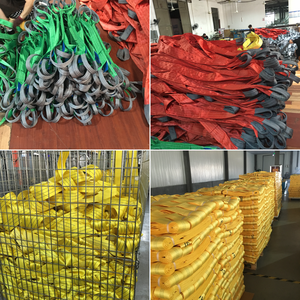 1-12トン CE認証 高耐久性 ポリエステル ウェビングスリング ベルト リフティングベルト 平型/丸型 ウェビングスリング ポリエステル ウェビングスリング - Product Image 5