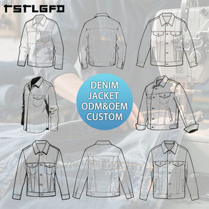 メンズ カスタムオーダー ヘビーウェイト 14オンス ヴィンテージ ボタンアップ ストリートウェア オーバーサイズ クロップドフィット セルビッジ デニムジャケット - Product Image 3