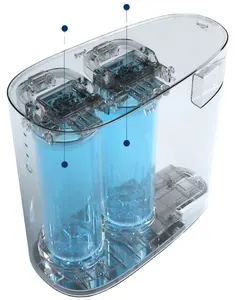 600 galon 110 V desain Modern Tanpa tangki 0.0001 mikron membran RO filtrasi sistem pembersih air rumah