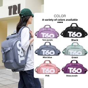 Custom Logo Gym <b>Bag</b> Large Multifunctional Waterproof Oxford Sports Backpack Travel Gym Duffel <b>Bag</b> With Shoe Compartment - Product Image 1