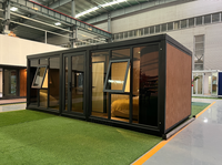 Casa Contenedor Expandible de 10FT, 20FT, 40FT con Fachada de Vidrio, Tipo Granny Flat