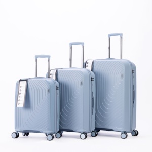 Set di Valigie Trolley Impermeabili in PP, Design Moderno e Classico, 20 24 28 Pollici, Leggere ed Ecologiche, con Serratura e Manico Telescopico Personalizzabile per <span class=keywords><strong>Viaggi</strong></span> - Product Image 2