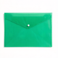 Porte-documents A4 en plastique PP coloré avec bouton-pression, pochette pour documents, classeur pour étudiants