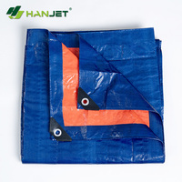 Rouleau de tissu bâche PE enduit Hanjet, résistant au rétrécissement, écologique, OEM ODM pour bâche de camion
