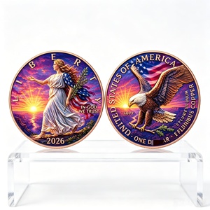 3D reliëf Liberty Eagle puur koperen herdenkingsmunt 1oz verzamelmedaille op maat gemaakte souvenir cadeau - Product Image 2