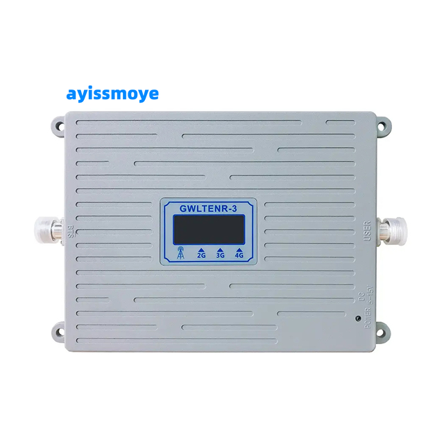 Mobile Signal Repeater 3G 4G 5G Booster Tri Band G Signal Amplifier Booster for 1800 3500 Mobile Phones Cell Car Amplificateur