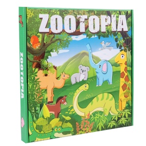 Puzzle <span class=keywords><strong>3D</strong></span> <span class=keywords><strong>en</strong></span> <span class=keywords><strong>bois</strong></span> Zootopia, éducatif, 3 étoiles, difficulté élevée, jouet irrégulier pour les enfants de 5 à 7 ans, moins de 50 pièces - Product Image 6