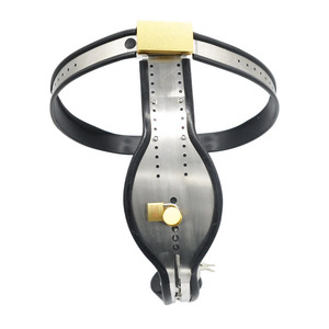 Biancheria intima in acciaio inossidabile dispositivo di castità maschile giocattolo del sesso per gli uomini Gay con catetere di perline anali cintura di castità gabbia del cazzo e <span class=keywords><strong>Plug</strong></span> anale - Product Image 6