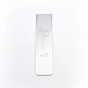 Wholesale Colorful Printed Stainless Steel Brass Custom Bookmark Metal as Souvenir Gifts