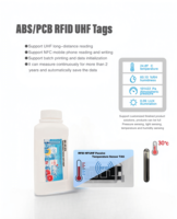 Étiquette RFID double fréquence passive étanche de haute qualité HF/UHF 860~960 MHz pour la mesure et le contrôle de la température