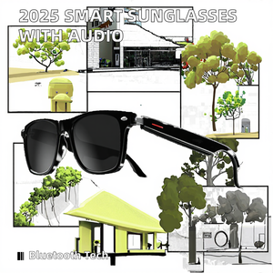 แว่นตาอัจฉริยะไร้สาย Yeetaiwenhua 2025 น้ำหนัก 33.5 กรัม สำหรับเครื่องเล่นเพลง ชุดหูฟังอัจฉริยะแบบสวมใส่ได้ - Product Image 2