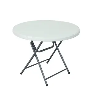 طاولة بلاستيكية محمولة مستطيلية قابلة للطي طاولات مستديرة قابلة للطي طاولة الكوكتيل